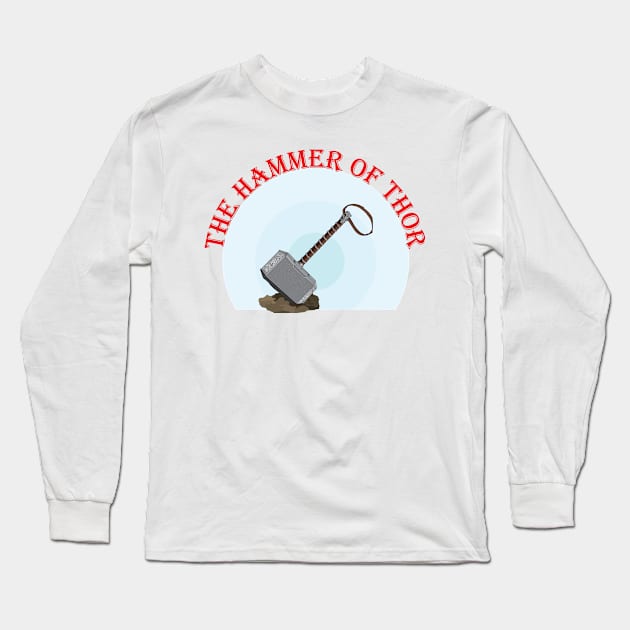 The hammer of Thor Long Sleeve T-Shirt by GilbertoMS